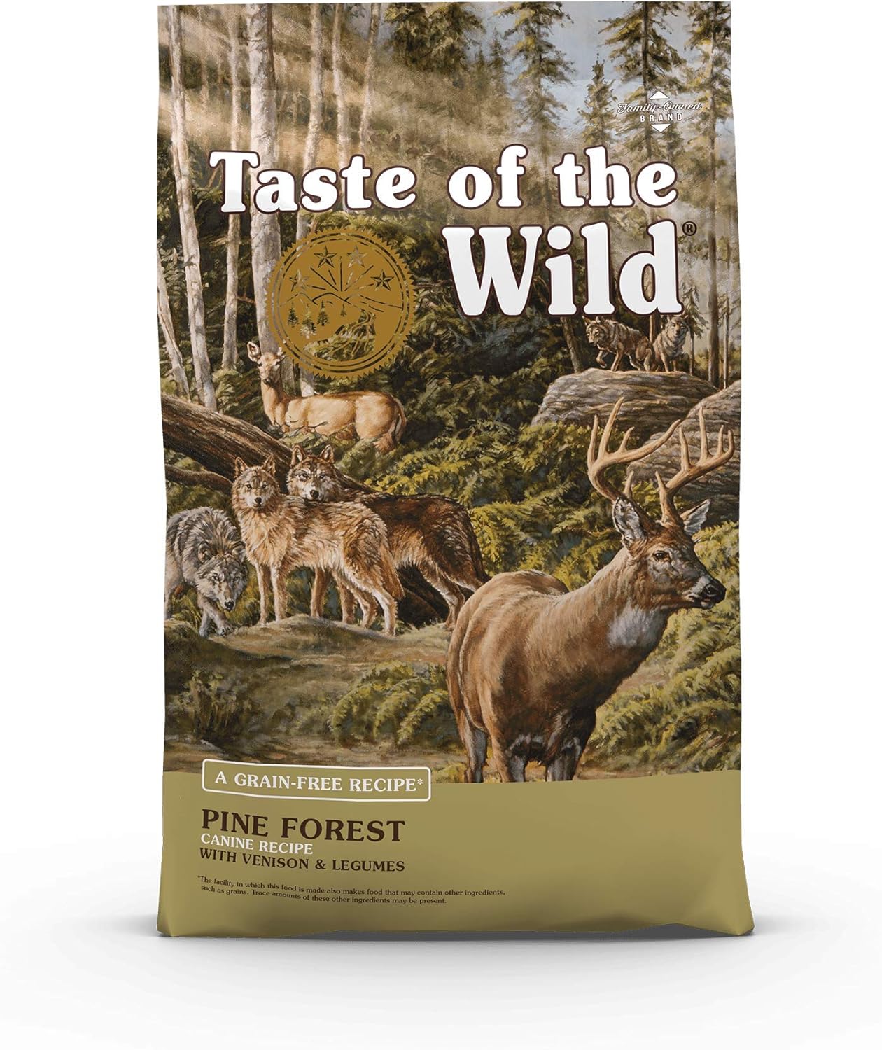 Taste of the Wild Pine Forest Grain Free Dry Dog Food 5 lbs - Happy Pet