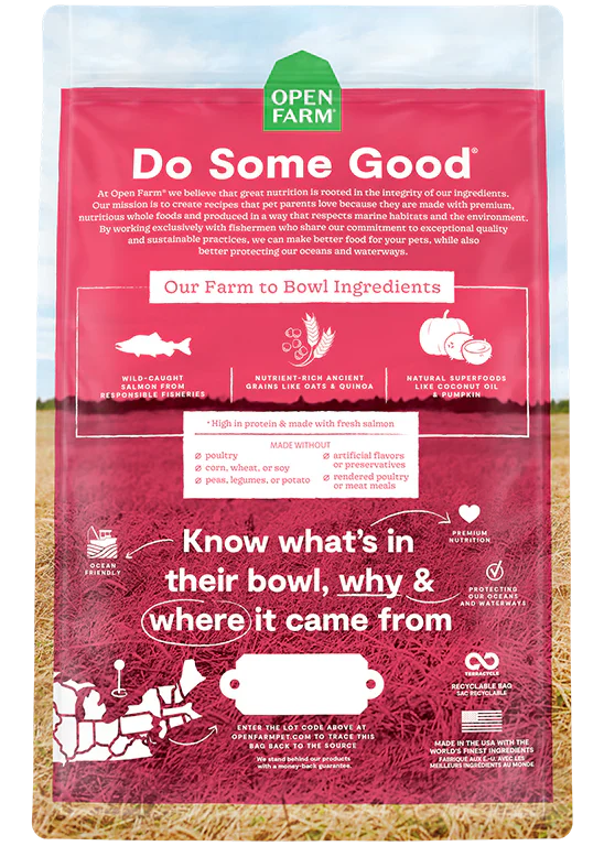 Open Farm Dog Salmon Ancient Grain - Happy Pet