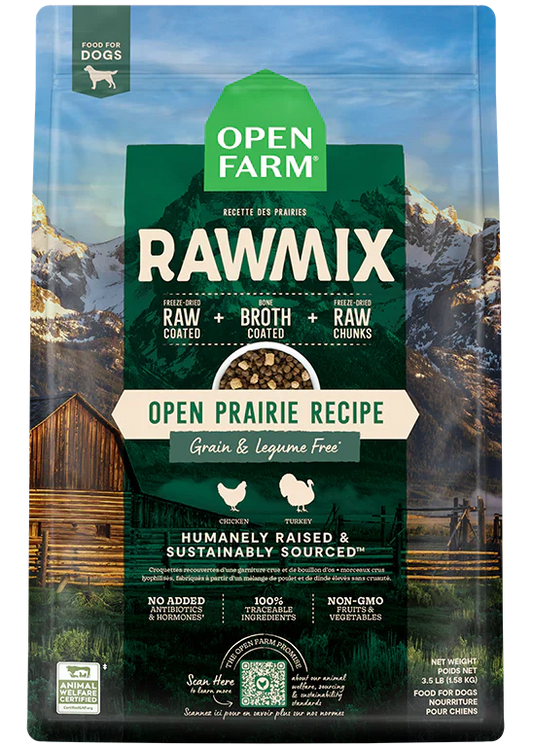 Open Farm Dog Rawmix Open Prairie Grain Free - Happy Pet