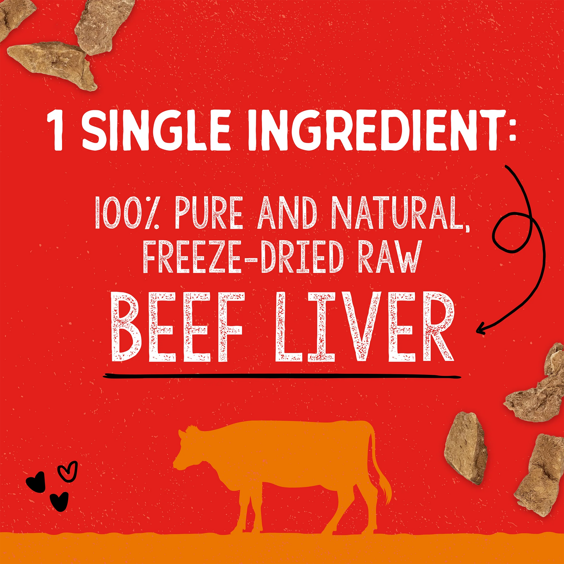 Stella & Chewy's Beef Liver Treats 3 oz - Happy Pet