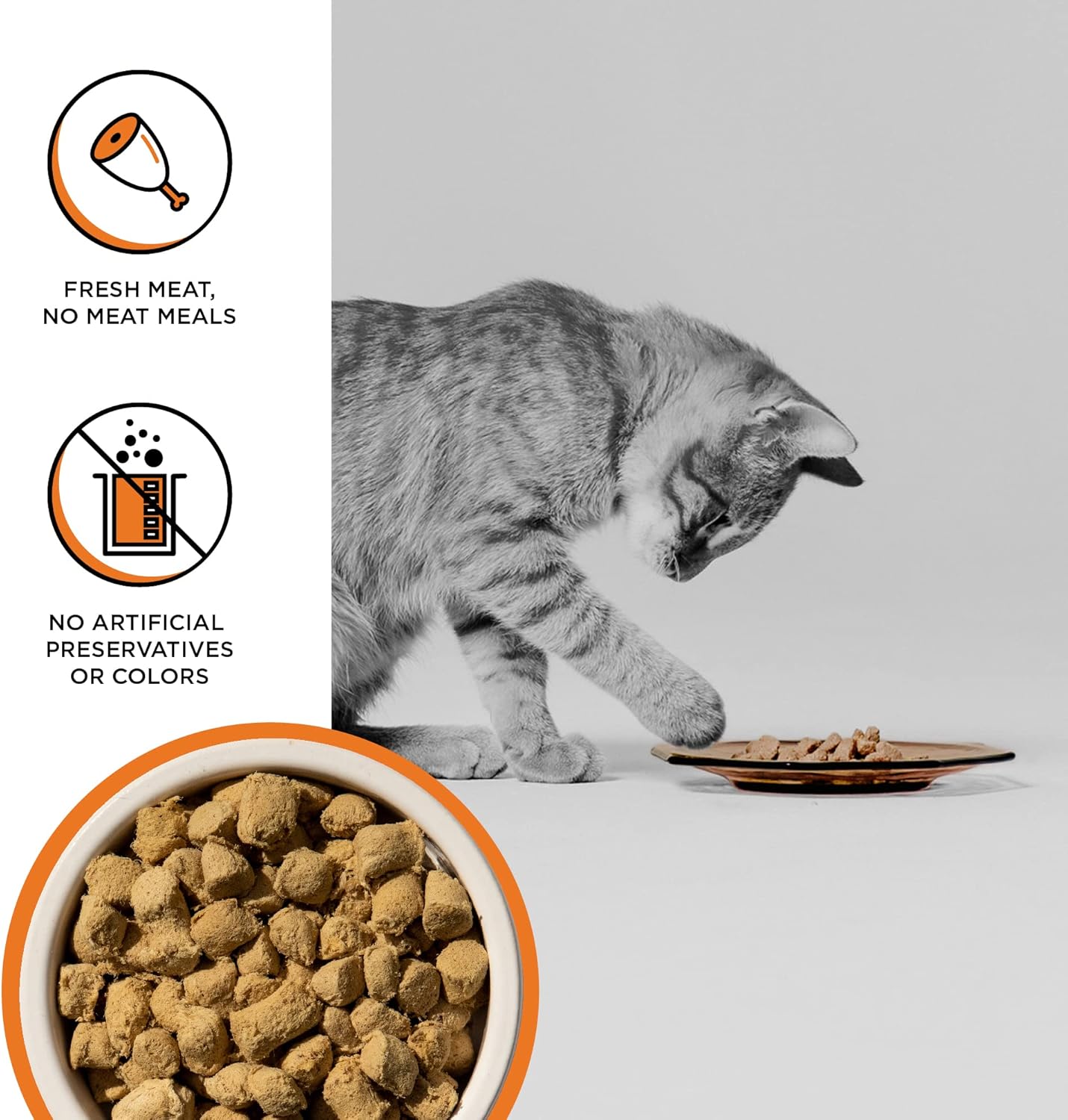 Bixbi Cat Rawbble Freeze - Dried Chicken Grain - Free 3.5 oz - Happy Pet
