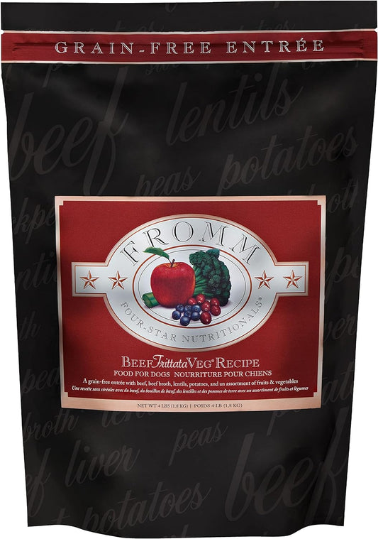 Fromm Beef Frittata Veg Grain - Free 4 lbs - Happy Pet