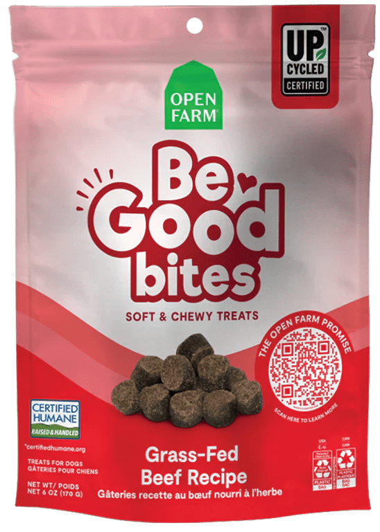 Open Farm Be Good Bites Grass - Fed Beef 6 oz - Happy Pet