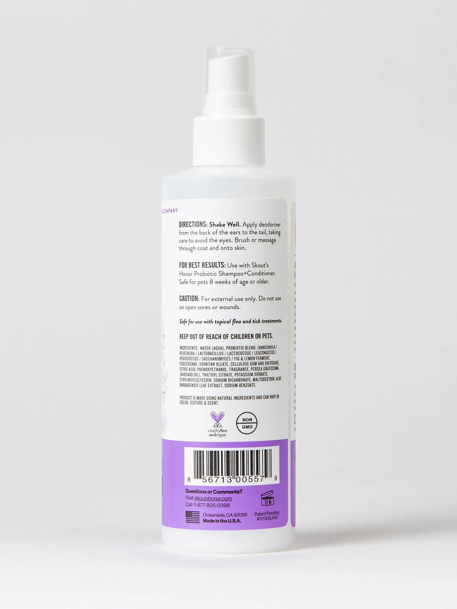 Skout's Honor Probiotic Deodorizer Lavender 8 oz - Happy Pet